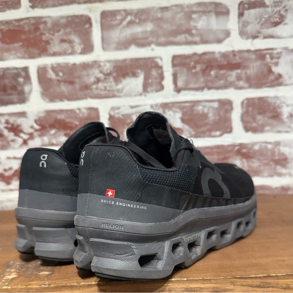 On Running Cloudmonster Black Magnet Womens 8.5 Sneaker All Solid Black - Picture 6 of 16